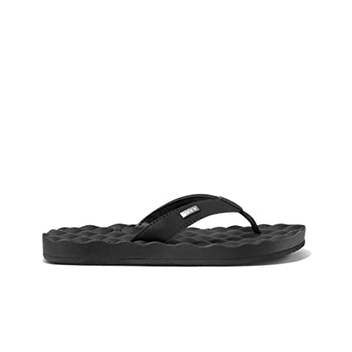 REEF Dreams Women's Memory Foam Flip Flop, Faux Leather Lined Strap