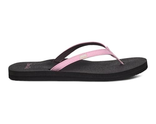 Sanuk Yoga Joy Flip Flops for Women with Memory Foam Footbed