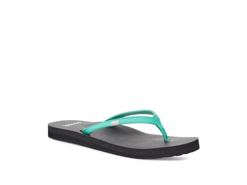 Sanuk Yoga Joy Flip Flops for Women with Memory Foam Footbed