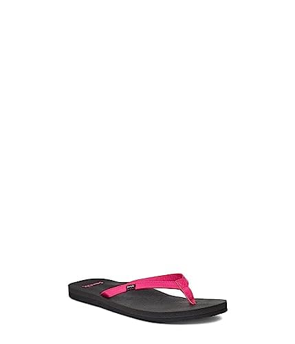 Sanuk Yoga Joy Flip Flops for Women with Memory Foam Footbed