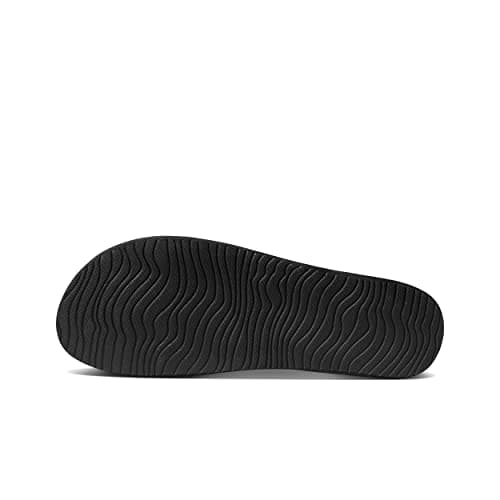 Vegan Leather Slides with Cushion Bounce Footbed Sandals for Women