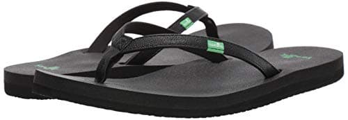 Sanuk Yoga Joy Flip Flops for Women with Memory Foam Footbed