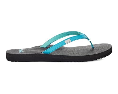 Sanuk Yoga Joy Flip Flops for Women with Memory Foam Footbed