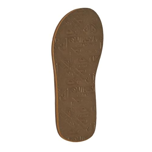 Quiksilver Carver Suede Flip Flops for Men, Size 6-16