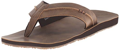 Reef Men's Marbea SL Vegan Leather Sandals in Tan, Size 14