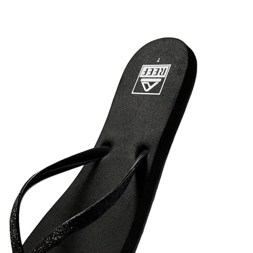 REEF Women's Stargazer Flip Flop, Lightweight & Soft Footbed, Glitter Strap