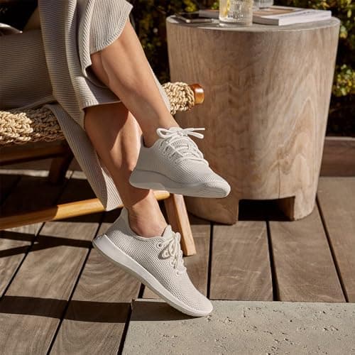 Allbirds Women’s Tree Runners Natural Everyday Sneakers Washing Machine Safe