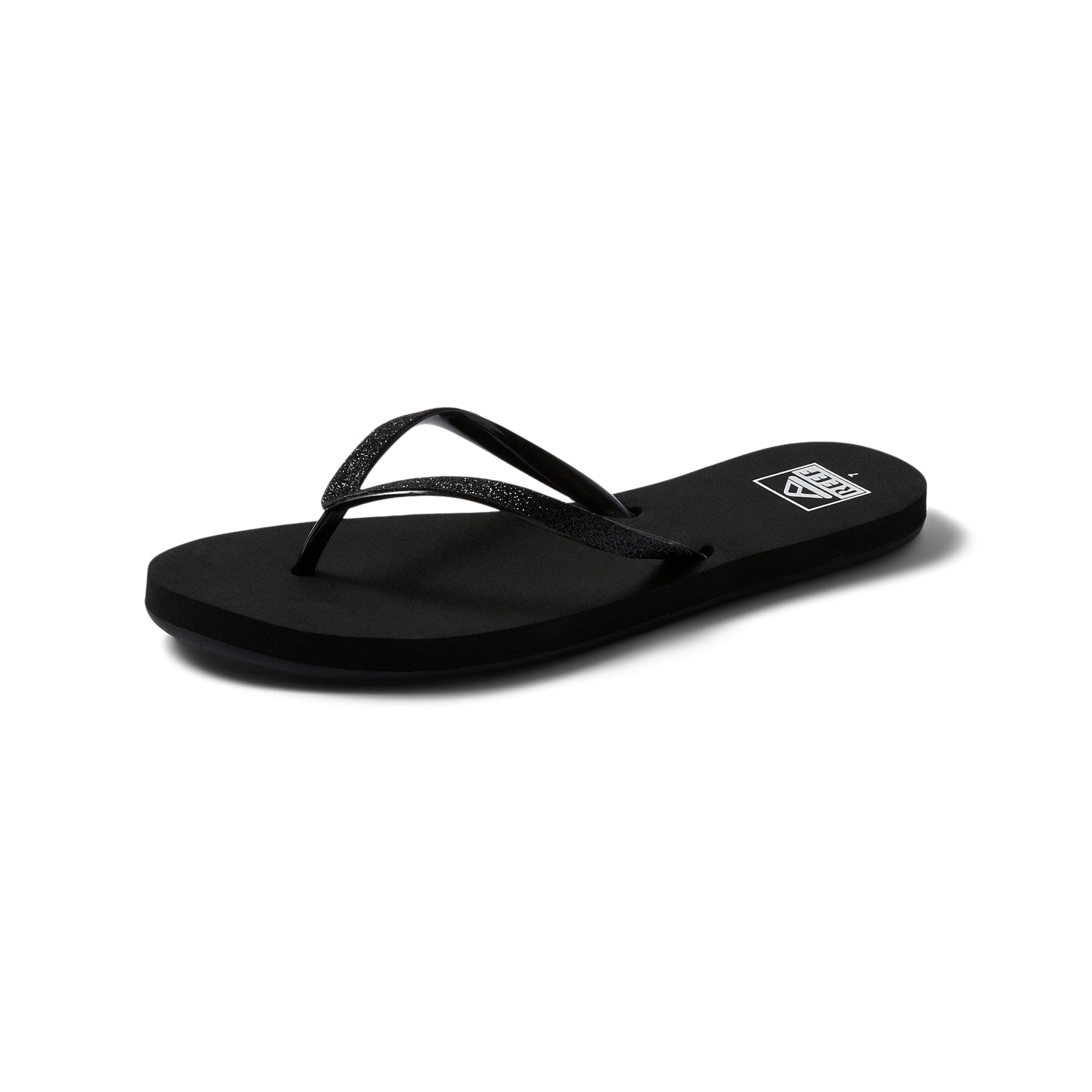 REEF Women's Stargazer Flip Flop, Lightweight & Soft Footbed, Glitter Strap