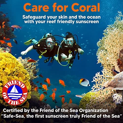 SAFE SEA Anti-Jellyfish Sting Protection Sunscreen, 50SPF for Adults (2 Pack, 3.4 oz Tube)